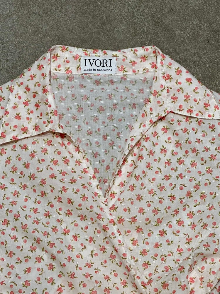 Image of FIONA shirt 3 fabrics IVORI