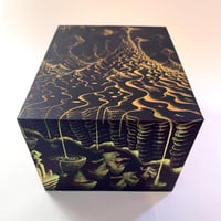 Image 1 of Whispy Gold Foil Cube