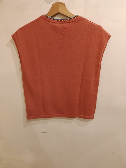 Image of 1-Camiseta ribete manta old rose