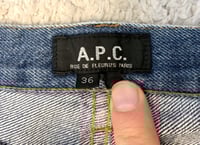 Image 4 of APC a.p.c. Standard Japan-made indigo dyed selvedge jeans, size 36 (fits 33)