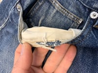 Image 11 of APC a.p.c. Standard Japan-made indigo dyed selvedge jeans, size 36 (fits 33)