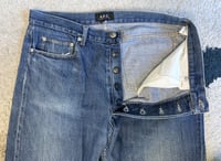Image 5 of APC a.p.c. Standard Japan-made indigo dyed selvedge jeans, size 36 (fits 33)