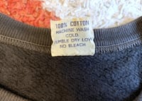 Image 8 of Buzz Rickson vintage style loopwheeled black sweat shirt, size M