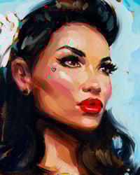 Image 3 of 'WHITE FLOWER' Original Oil Painting