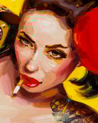 Image 3 of 'SHARKEY'S CLUB' Original Oil Painting