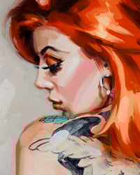 Image 3 of 'SWANDIVE' Original Oil Painting