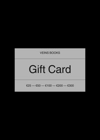 VEINS BOOKS  DIGITAL GIFT CARD