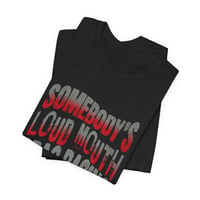 Image 2 of Somebody’s Loud Mouth Drag Racing Mom Tee