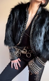Image 3 of Spike Fur Jacket