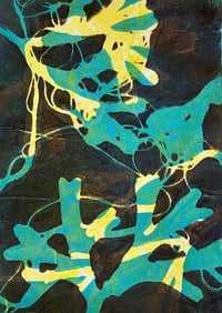 Image 1 of Gelliprinting with Seaweed on 11/07/26 at Clevedon Craft Centre  