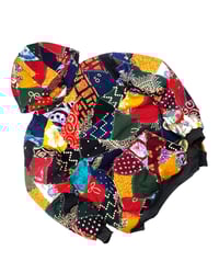 Image 2 of 1 of 1 All Over Batik Patchworks Hoodie Size L