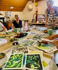 Image 5 of Gelliprinting with Seaweed on 11/07/26 at Clevedon Craft Centre  