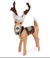 12 in Plaid and Pine Reindeer