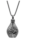 Keith Jack Jewelry Sale SS OXID TREE OF LIFE KEEPSAKE VIAL 18" PRM12199