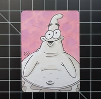 Sepia Patrick! - Pink (Sketch Card)