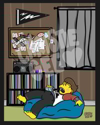 Teenage Indie Rock Homer Digital/ Printable Print 