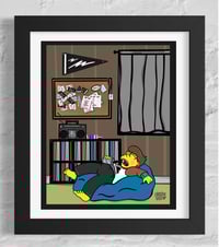 Image 1 of Teenage Indie Rock Homer Print 