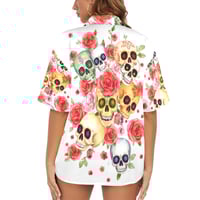Image 5 of women's All Over Print Hawaiian Shirt SUGAR, SUGAR