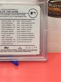 Image 2 of Ohtani/Betts Orange Foil 35/299 Mint 9