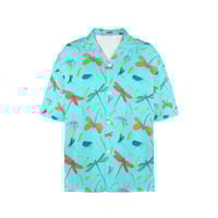 Image 2 of Women's All Over Print Hawaiian Shirt DRAGONFLIES