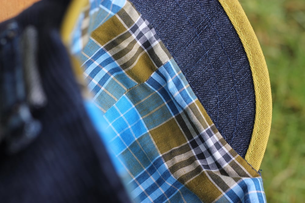 Image of 'CorduROY' - x - Navy blue Corduroy Cap // Kepp Jones style Hat o 3