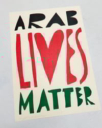 Print ARAB LIVES MATTER