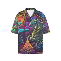 Image 2 of Women's All Over Print Hawaiian Shirt DRAGONQUEST