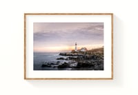 Image 1 of CLEARANCE - Twilight Beacon | Portland Head Light, Cape Elizabeth Maine