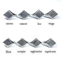 Image 2 of Horoscope signet rings in sterling silver (limited edition prototypes)