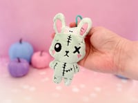 Image 1 of Gurokawa Kawaii Plush Dead Bunny Plush Bag Charm Keychain