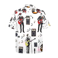 Image 4 of Men's All Over Print Hawaiian Shirt RETRO ROCK
