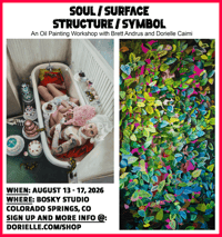 Image 1 of Soul/Surface/Structure/Symbol: 2026 Oil Painting Workshop with Brett Andrus and Dorielle Caimi