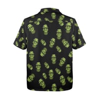 Image 4 of Men's All Over Print Hawaiian Shirt FRANKENSTYLE