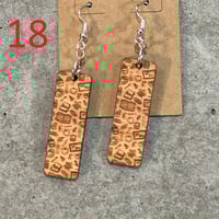 Image 3 of Hardwood Earring 16-20