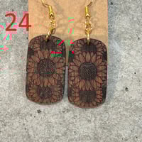 Image 4 of Hardwood Earring 21-25