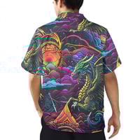 Image 5 of Men's All Over Print Hawaiian Shirt DRAGONQUEST