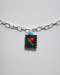 Image 1 of flower bud chain charmer (black)