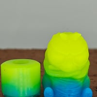 Image 1 of Gus Lanyard bead set- blue/yellow