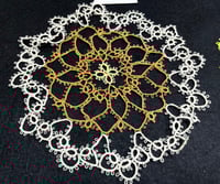Image 2 of 2 Vintage Tatted Doilies 
