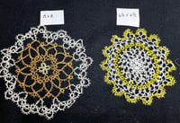 Image 1 of 2 Vintage Tatted Doilies 