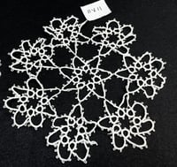 Image 2 of 2 Vintage White Tatted Doilies 