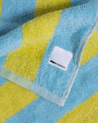 Image 2 of Pool towel - Blue & Yellow