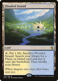 Flooded Strand - Khans of Tarkir - Lightly Played
