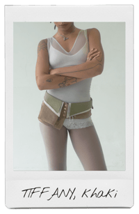Image 1 of the TIFFANY utility belt in khaki