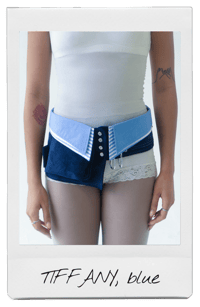 Image 1 of the TIFFANY utility belt in blue