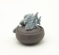 Image 4 of School of Fish Trinket Box