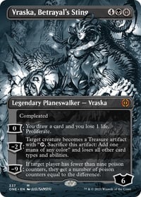 Vraska, Betrayal's Sting (Borderless) - Phyrexia: All Will Be One - Near Mint