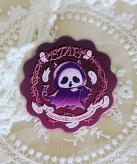 Image 3 of Slasher / Embossed Wood Pins