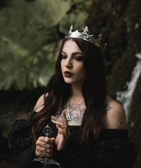 Image 3 of 👑The Armored Kingdom Crown of Eternal Reign-Regal Headpiece-Renaissance Fair-Ornate Design