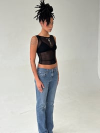 Image 2 of the BELLE tank in black